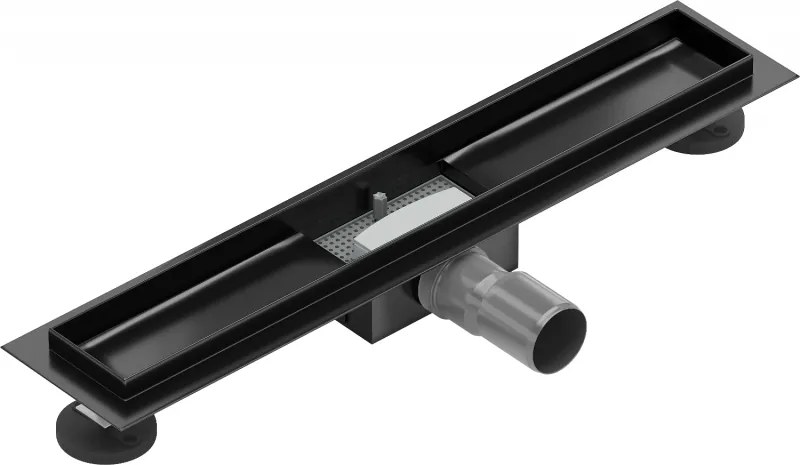 Mexen Flat carcasă pentru scurgere liniară 50 cm, negru - 1715050