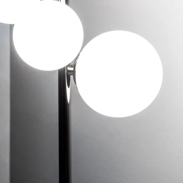 Brilagi - Lampă de masă LED MILLA 4xG9/3W/230V negru cromat/alb