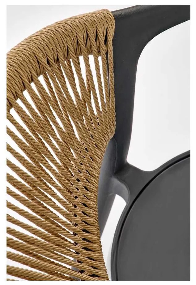 Scaun de bucătărie Auryn, maro / negru