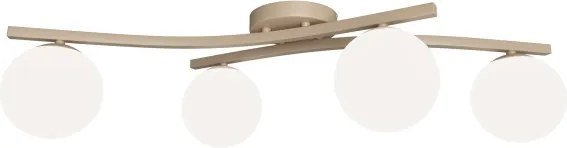 Plafonieră OPUS 4xE14/10W/230V bej/alb