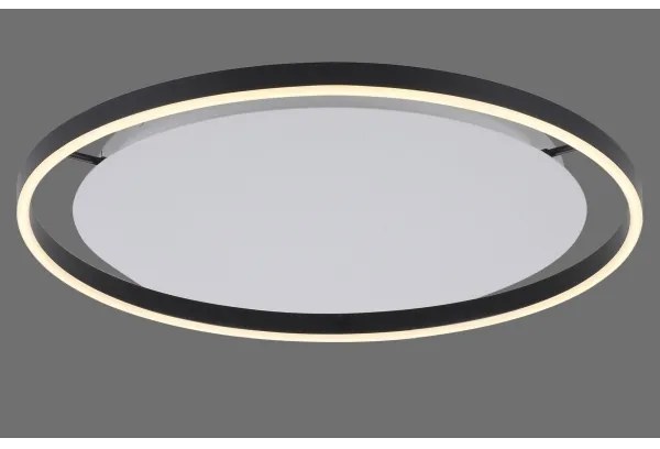 Leuchten Direkt 15392-13 - Plafonieră LED dimerizabilă RITUS 28W/230V neagră