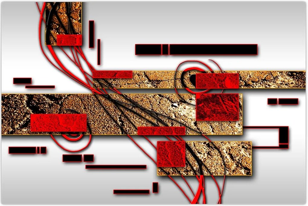 Tablou cu abstracție (90x60 cm)