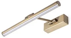 Aplica LED pentru oglinda tablou MAGRITTE-1 LED Old gold 61083