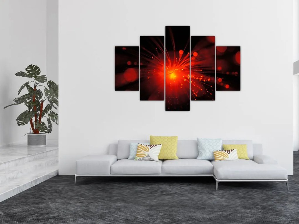 Tablou cu abstacție sclipire (150x105 cm)