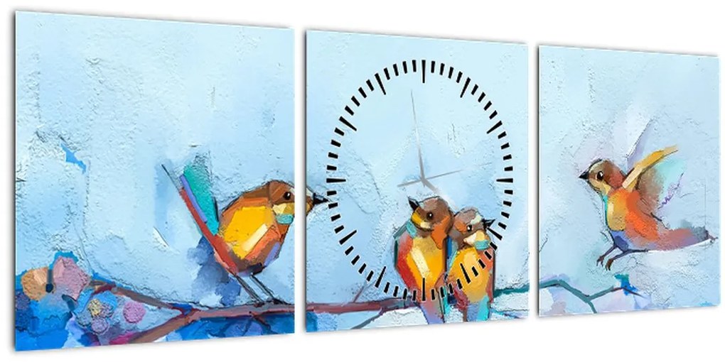 Tablou - Trezirea nturii (cu ceas) (90x30 cm)