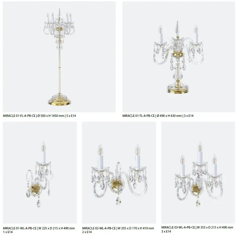Candelabru cu 18 brate LUX design modern, Cristal Bohemia Exclusive Miracle