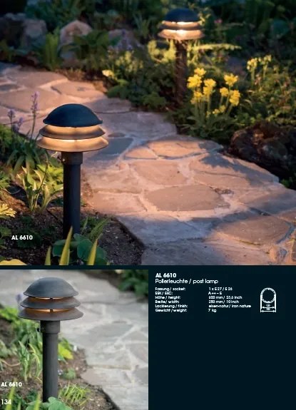 Aplica iluminat exterior din fier forjat WL 3437