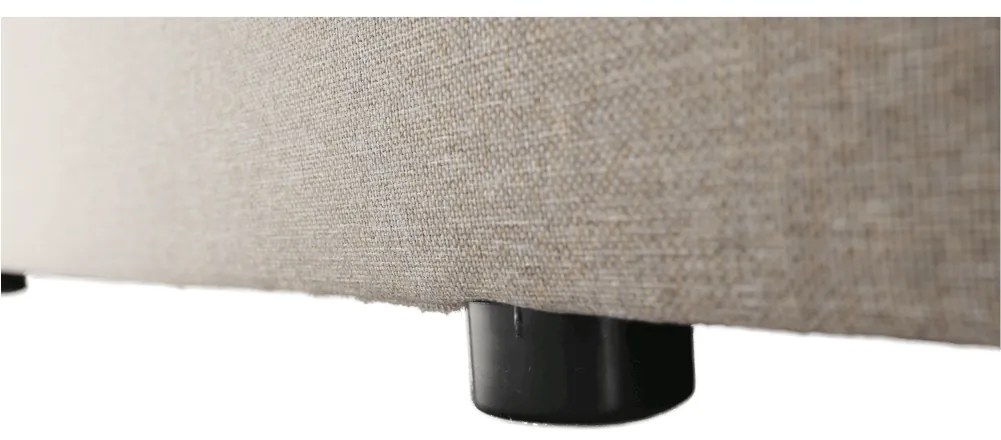 Pat tip BOXSPRING 140x200, taupe gri-maro, FERATA TV KOMFORT