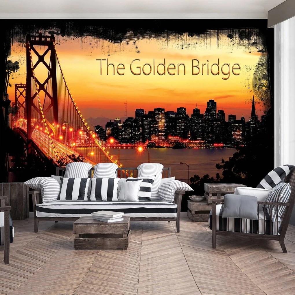 Fototapet - Golden Gate Bridge (152,5x104 cm), în 8 de alte dimensiuni noi