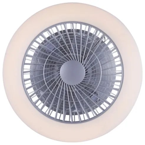 Plafonieră LED cu ventilator Leuchten Direkt 14645-55 LEONARD LED/27W/230V