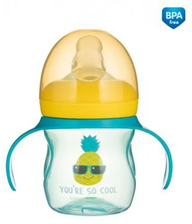 Canpol Babies - Cană de tranziție cu mânere, So Cool - turcoaz, 150 ml
