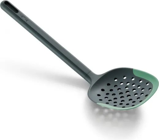 Lingura cu fante Lekue 1010183, 29x6,4x9,5 cm, +4°C/+220°C, Rezistenta la zgarieturi, Rasina poliesterica, Verde