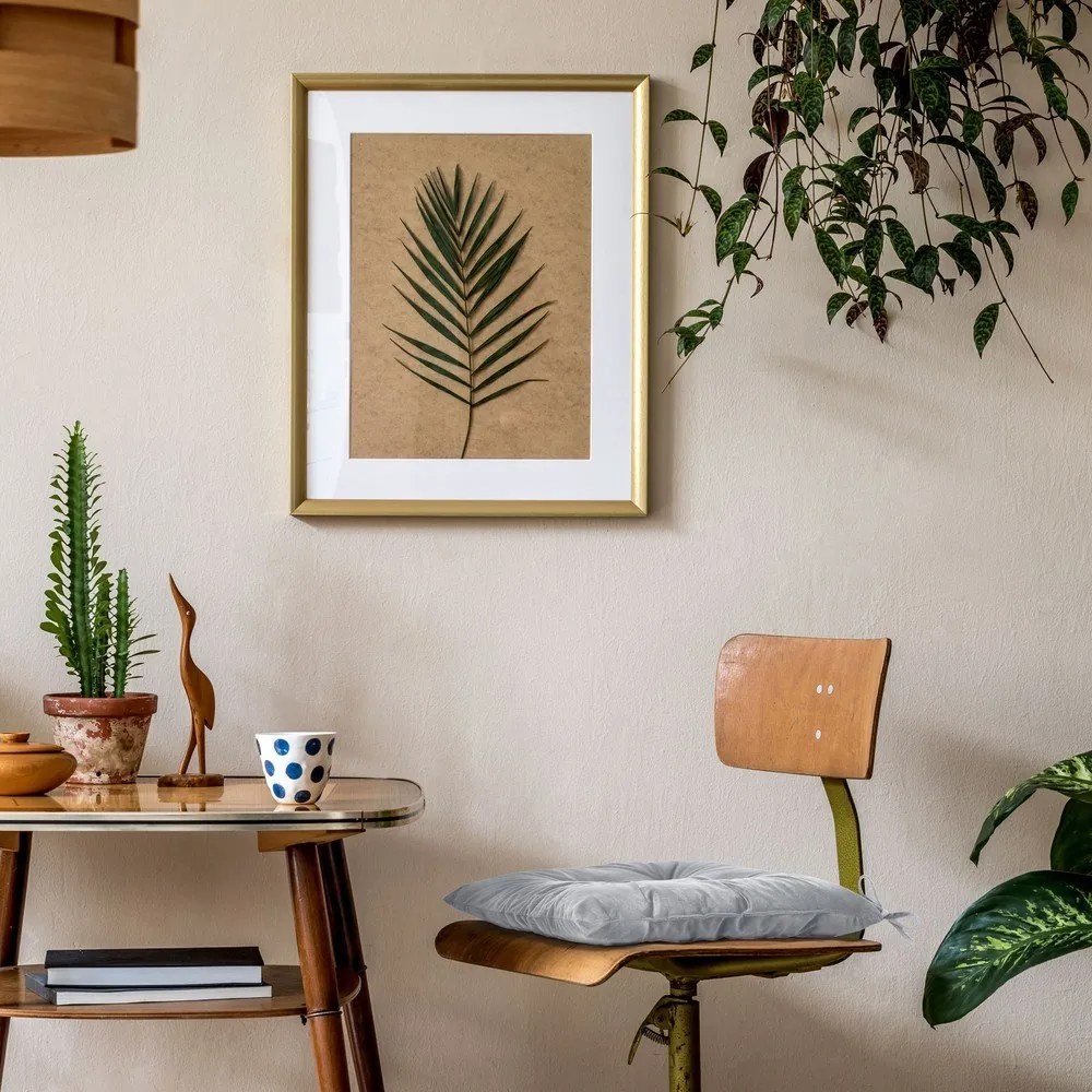 Pernă de scaun din catifea 40x40 cm Aleksa – Restilo