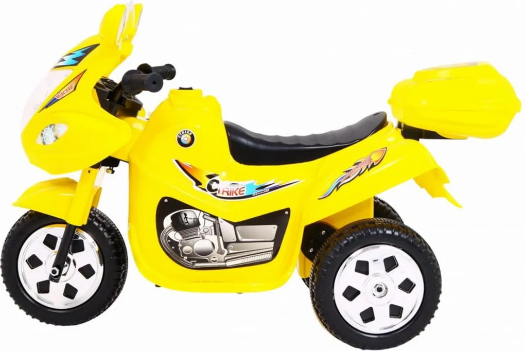 Motocicleta Electrica cu Acumulator Pentru Copii NOVOKIDS™ Moto Classico 88, 3-6 ani, Max 25 kg, Cu Melodii si Lumini, Trotineta Electrica, 3 Roti,