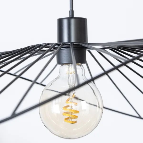 Brilagi - Pendul LED pe cablu CERIA WIRE, 1xE27/40W/230V, 60x80 cm, negru