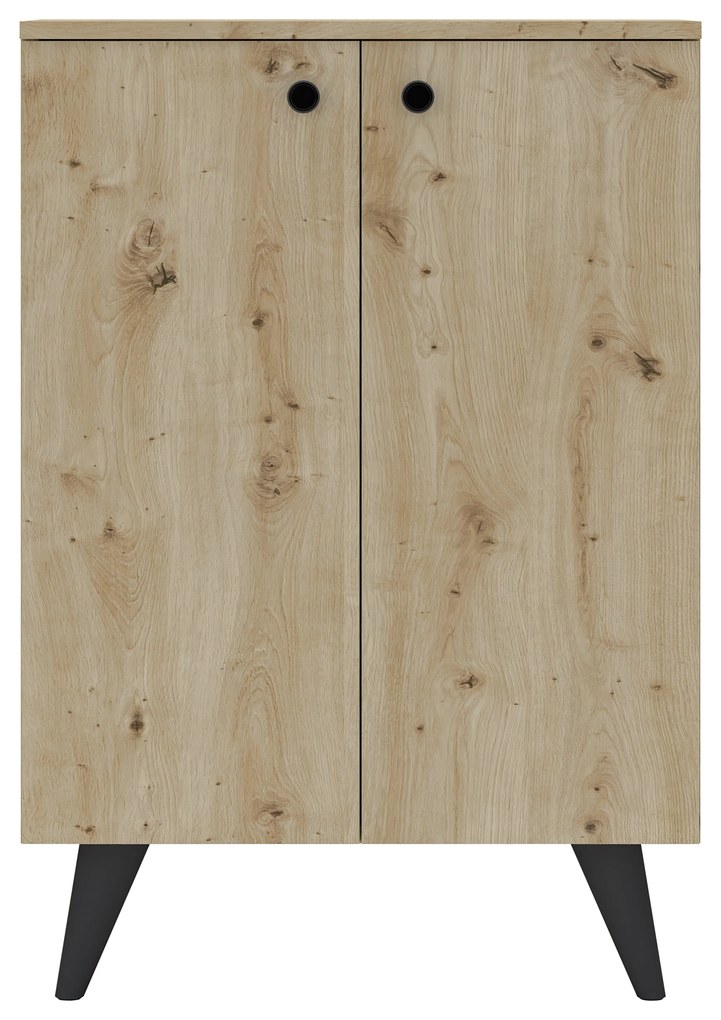 Pantofar Luton, 2 Usi, Stejar Artisan, 62 x 35 x 90 cm
