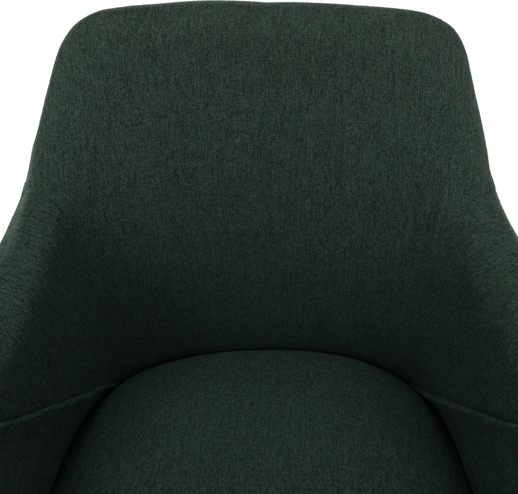 Fotoliu design, verde / fag, PETRUS