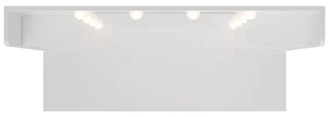 Juskys Masa de toaletă Malia cu iluminare LED - albă