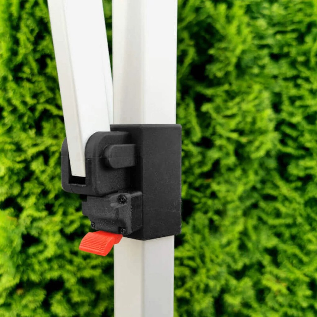 Soluție exclusivă pentru marketingul dumneavoastră: Cort tip foarfecă 2x2 m – Fără efort, cu impact maxim! - cu 3 pereți - Verde