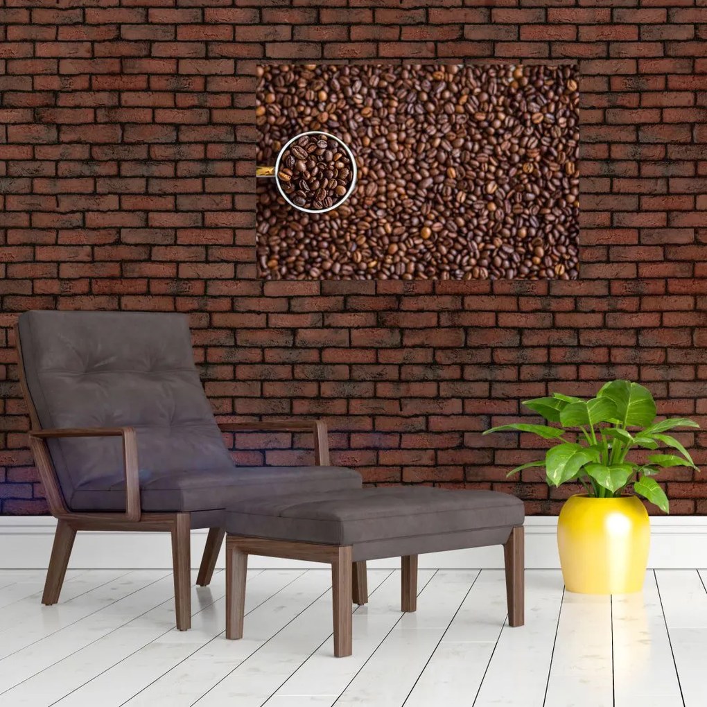 Tablou - boabe de cafea (90x60 cm)