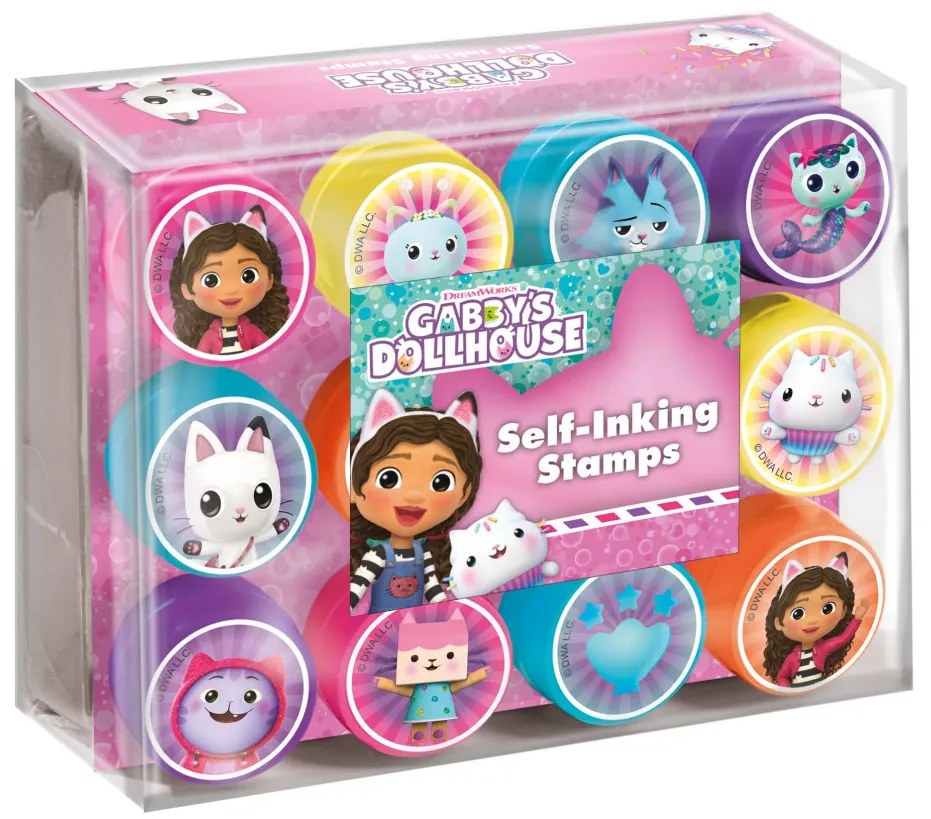 Gabby&#039;s Dollhouse Cats set ștampile de 12 bucăți