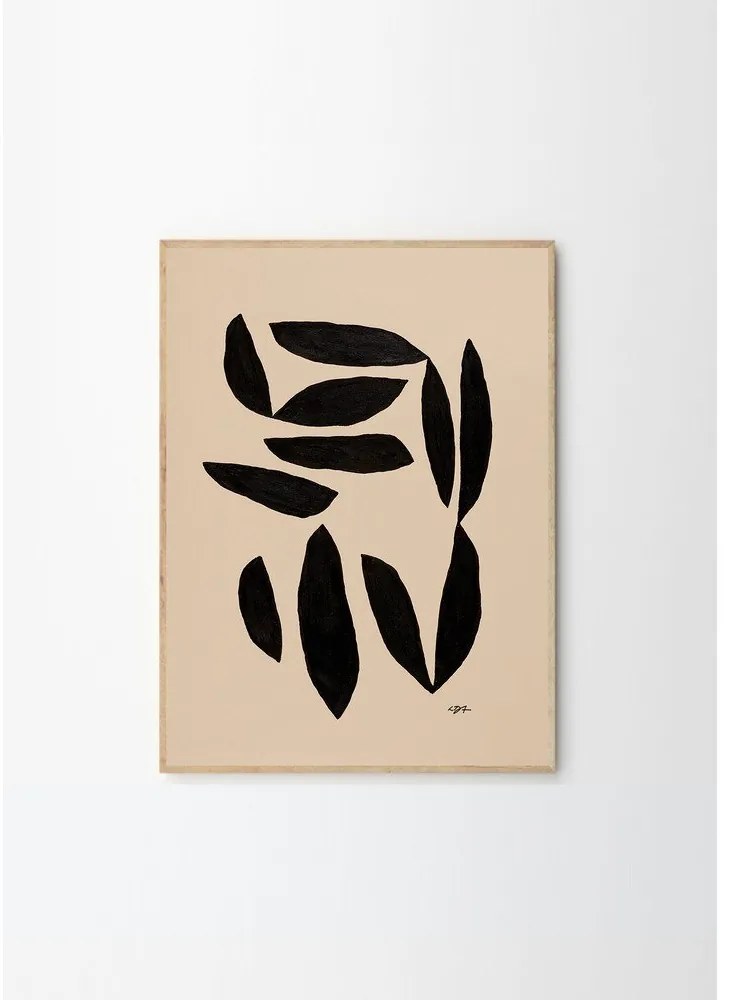 Poster 50x70 cm In The Fall – Leise Dich Abrahamsen – The Poster Club