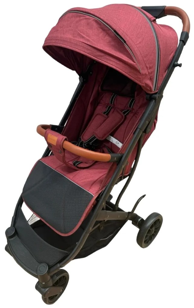 Carucior sport compact cu spatar reglabil, functie de pliere tip troller si husa de picioare. 6-36 luni, Rosu - CPC-61-rosu