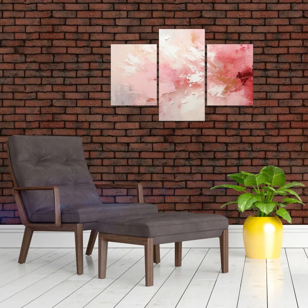 Tablou - Abstract roz (90x60 cm)