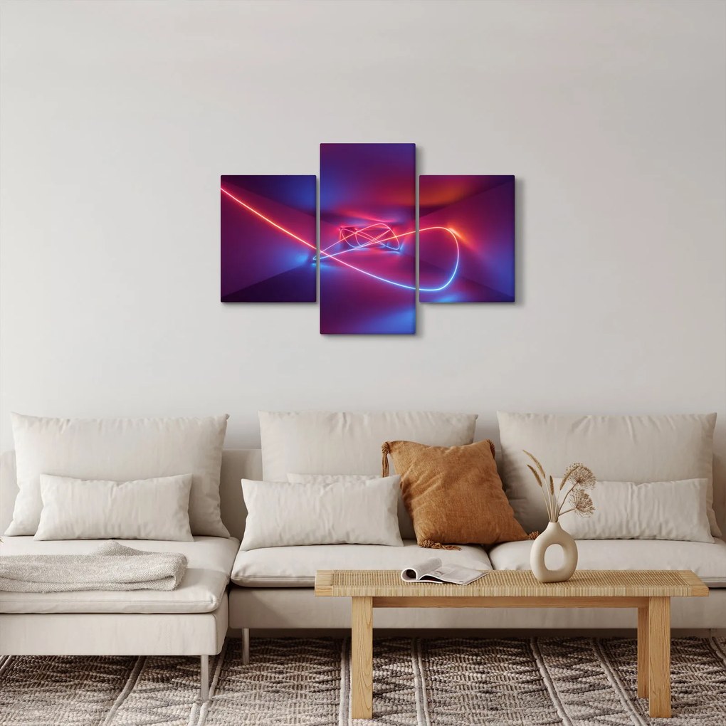 Tablou cu abstracție modernă (90x60 cm)