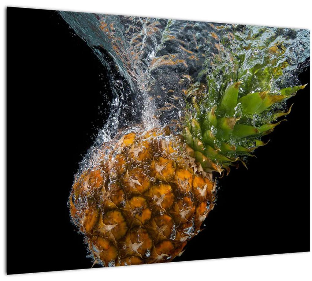 Tablou cu anans în apă (70x50 cm), în 40 de alte dimensiuni noi