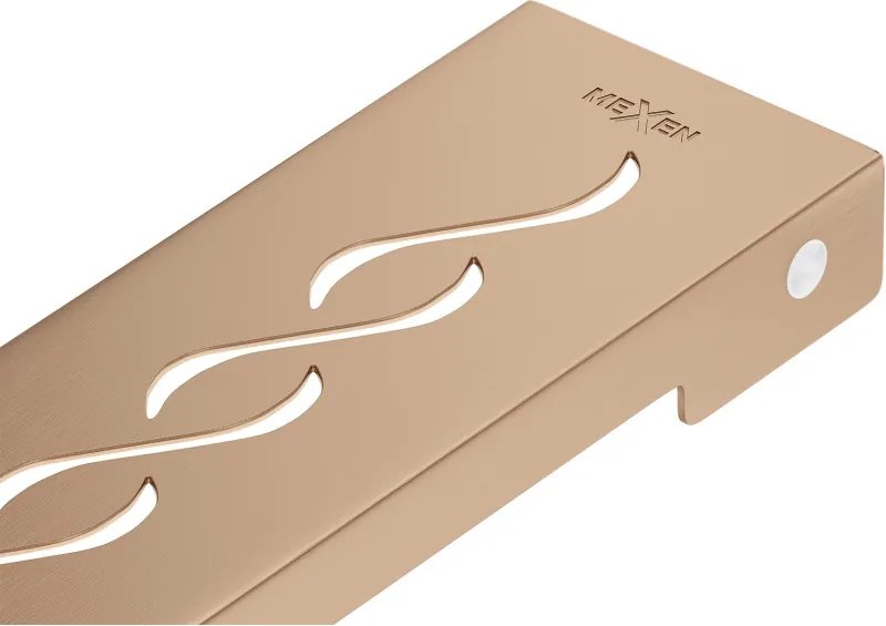Mexen Flat M18 masca pentru rigolă de 60 cm, cupru periat - 1C23060