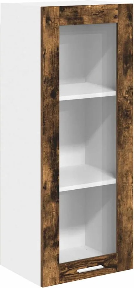 vidaXL Dulap suspendat Stejar fumuriu 40 x 31 x 100 cm Lemn compozit