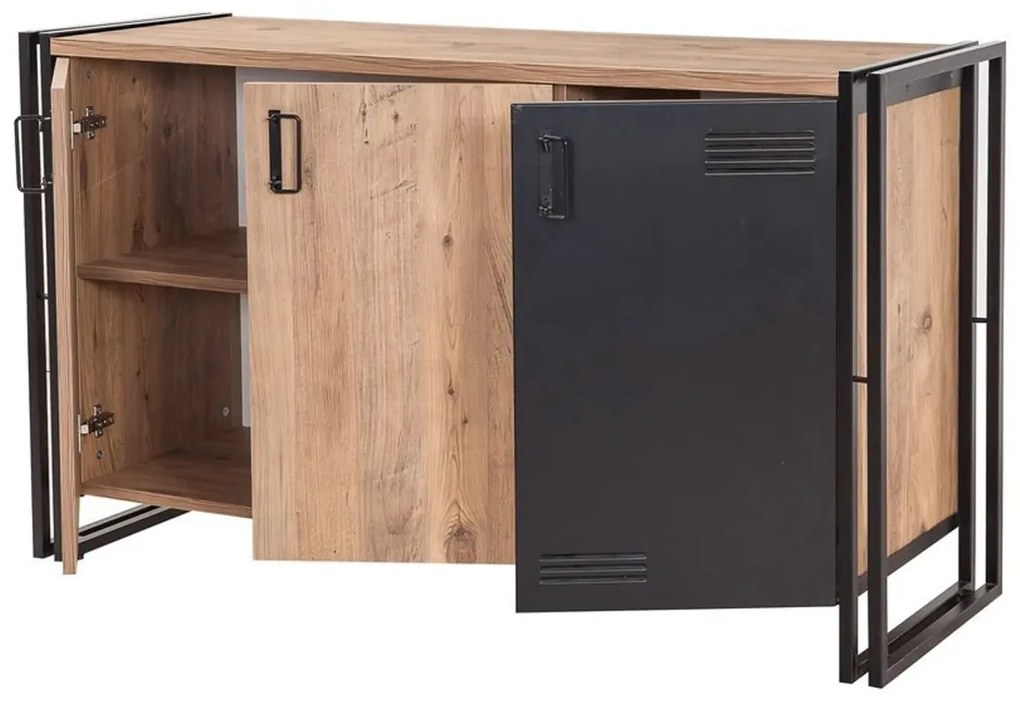 Mobilier living Cosmopolitan 6 (Pin atlantic + Negru). 1089055