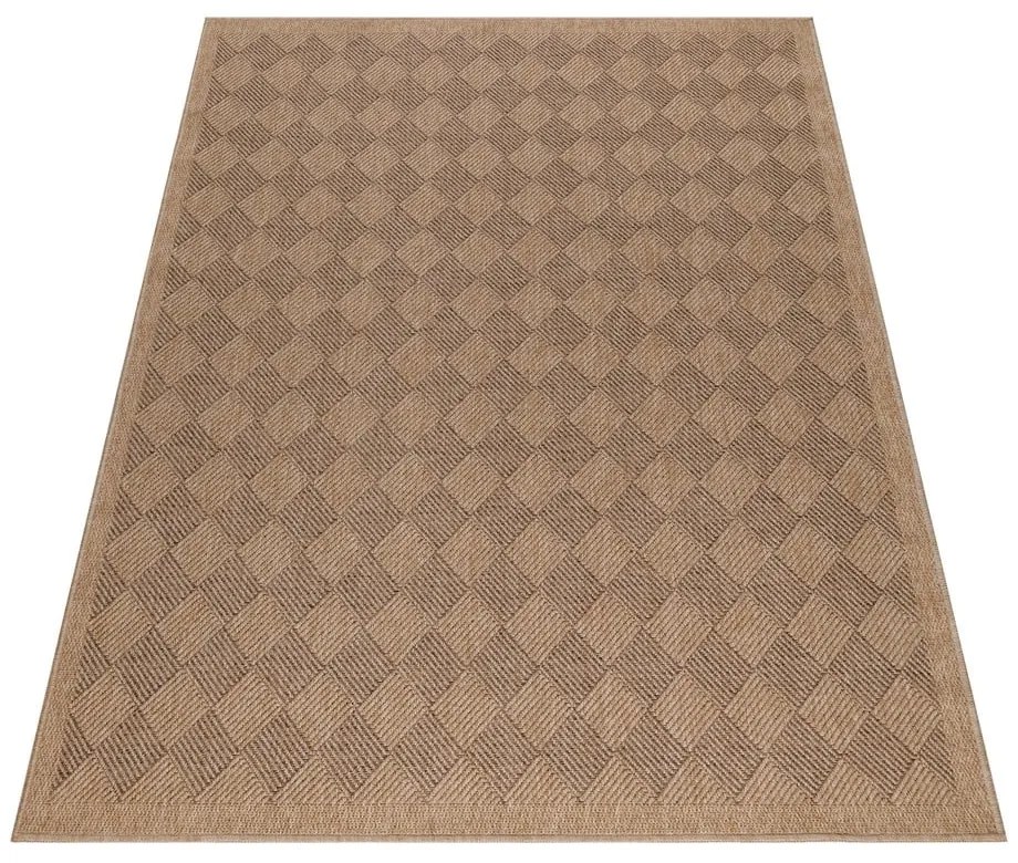 Covor pentru exterior și interior în culoare naturală închisă 160x230 cm Dhaka – Ayyildiz Carpets