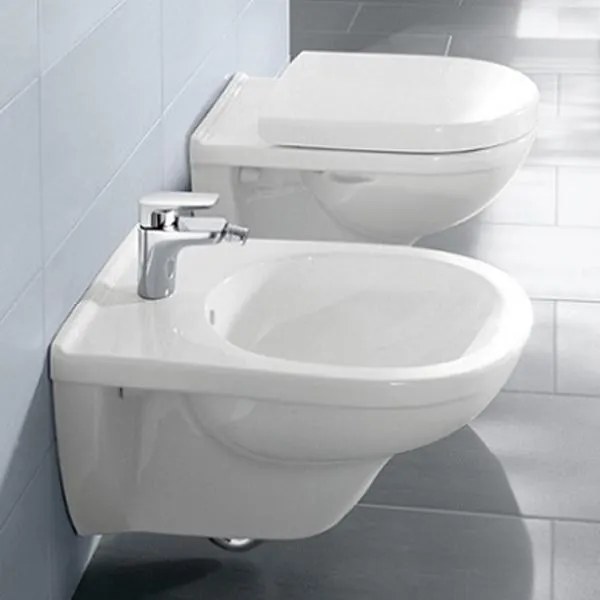 Bideu suspendat Villeroy & Boch, O.Novo, 36 cm, alb alpin