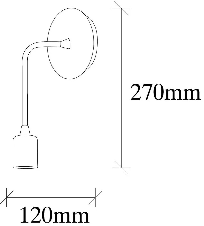 Aplică de perete în culoarea bronz Dartini – Opviq lights