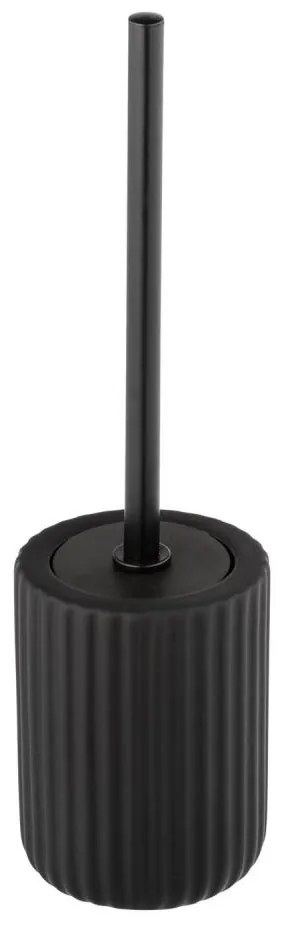 WENKO 24805100 - Perie WC BELLUNO 11,5 x 42 cm, neagră