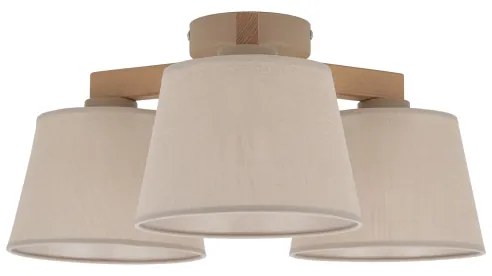 Brilagi - Lustră aplicată LATTE SABIA 3xE27/15W/230V pin/bej