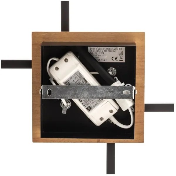 Plafonieră LED dimabilă FRAME 2xLED/11W/230V maro Briloner 3210-014