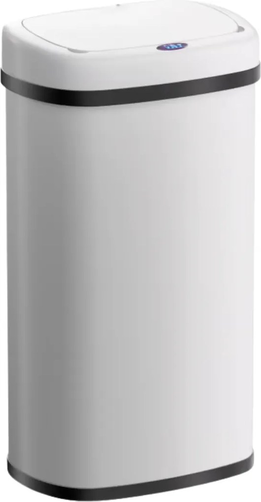 Jurhan Coș de gunoi cu senzor DEUS, 58 litri, alb