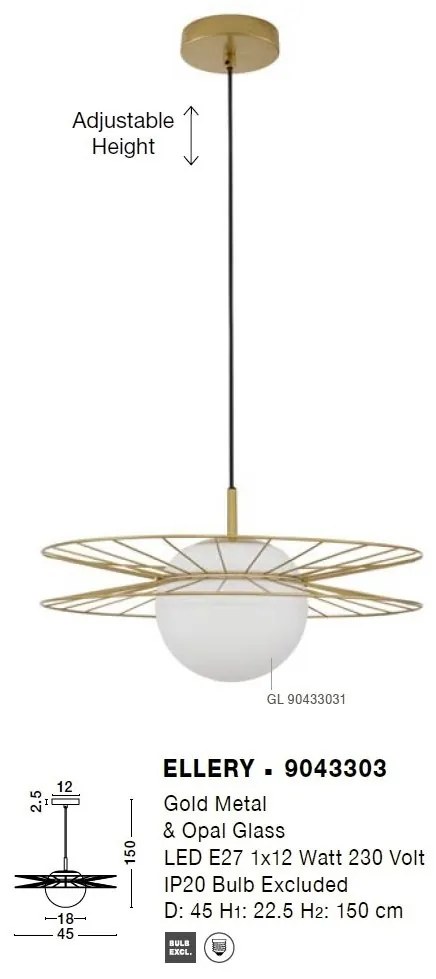 Lustra/Pendul design modern decorativ ELLERY