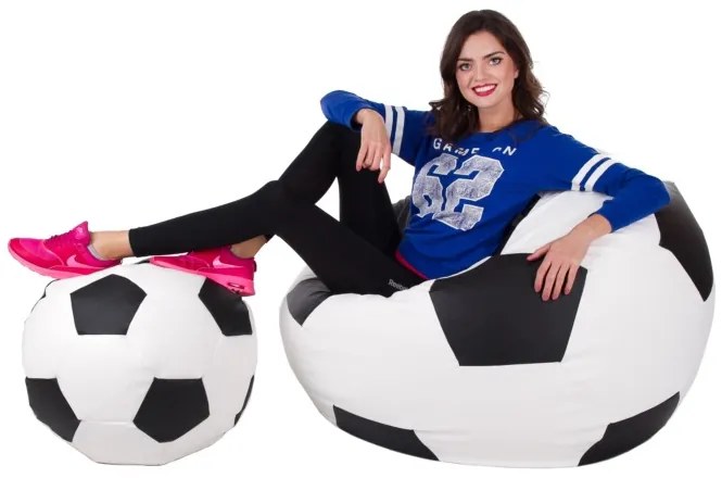 Fotoliu puf Futbal XXXL+L (ES 01 + ES 22). 604040