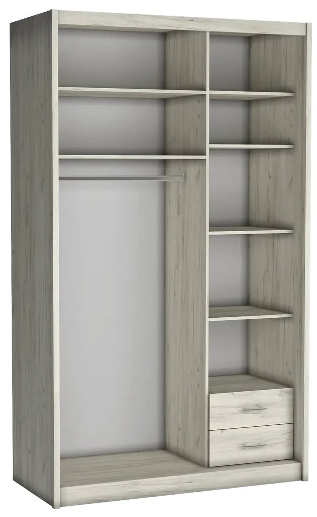 Dulap de haine Karoly (craft alb) . 1055435