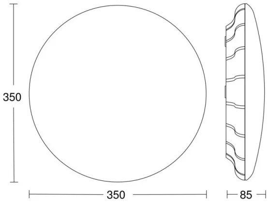 Plafonieră LED cu senzor RS PRO S30 SC 25,8W/230V 3000K Steinel 068059