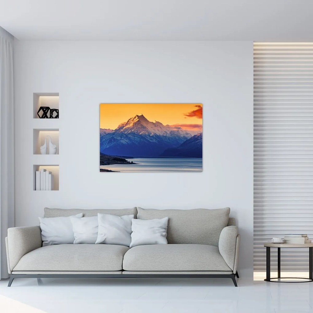 Tablou - Lacul Pukaki (90x60 cm)