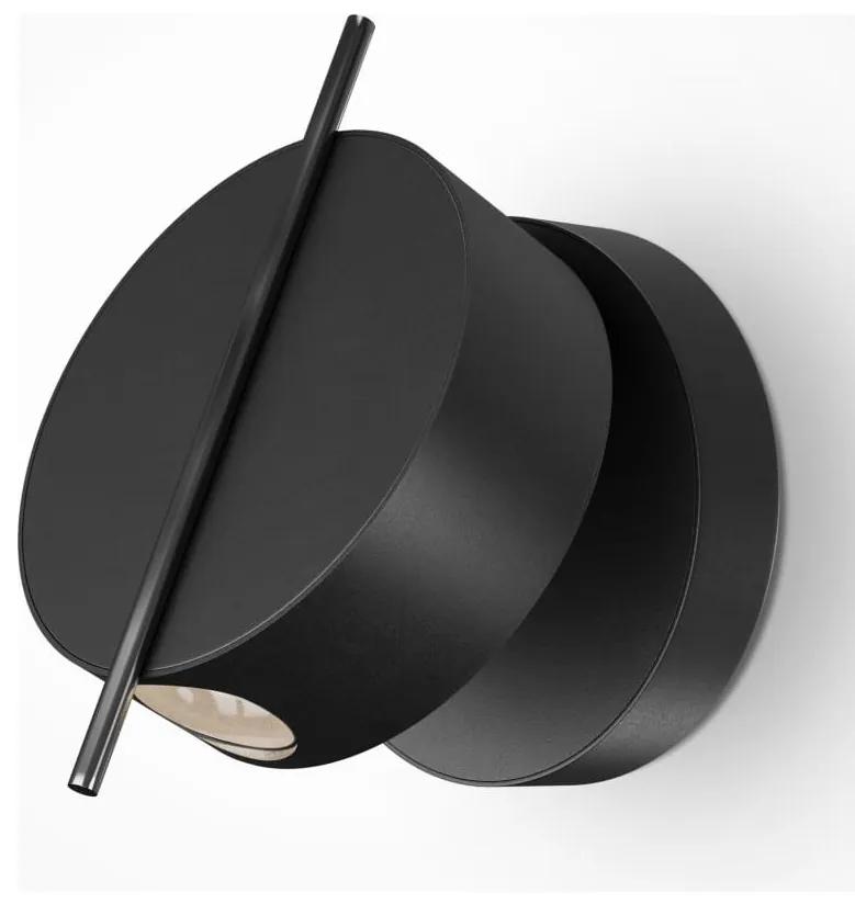Aplica LED ambientala reglabila design modern minimalist Nuance negru