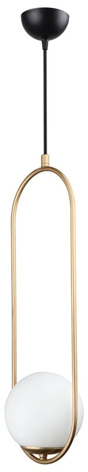 Lustră Squid Lighting Arch, înălțime 146 cm, auriu