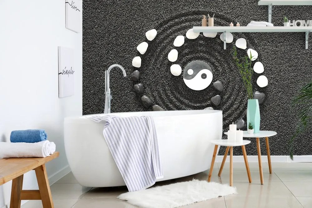 Fototapet armonic Yin și Yang