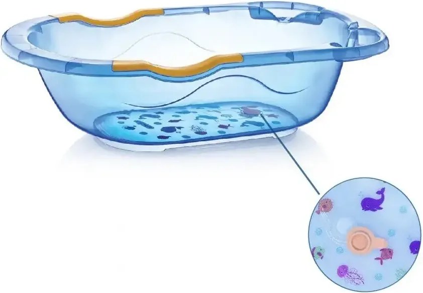 Set baita copii, Baby Homs, cadoul ideal pentru botez, albastru, PVC