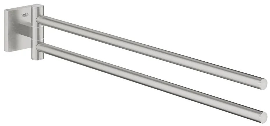 GROHE 40976DC0 - Suport pentru prosoape START CUBE 438 mm din oțel inoxidabil